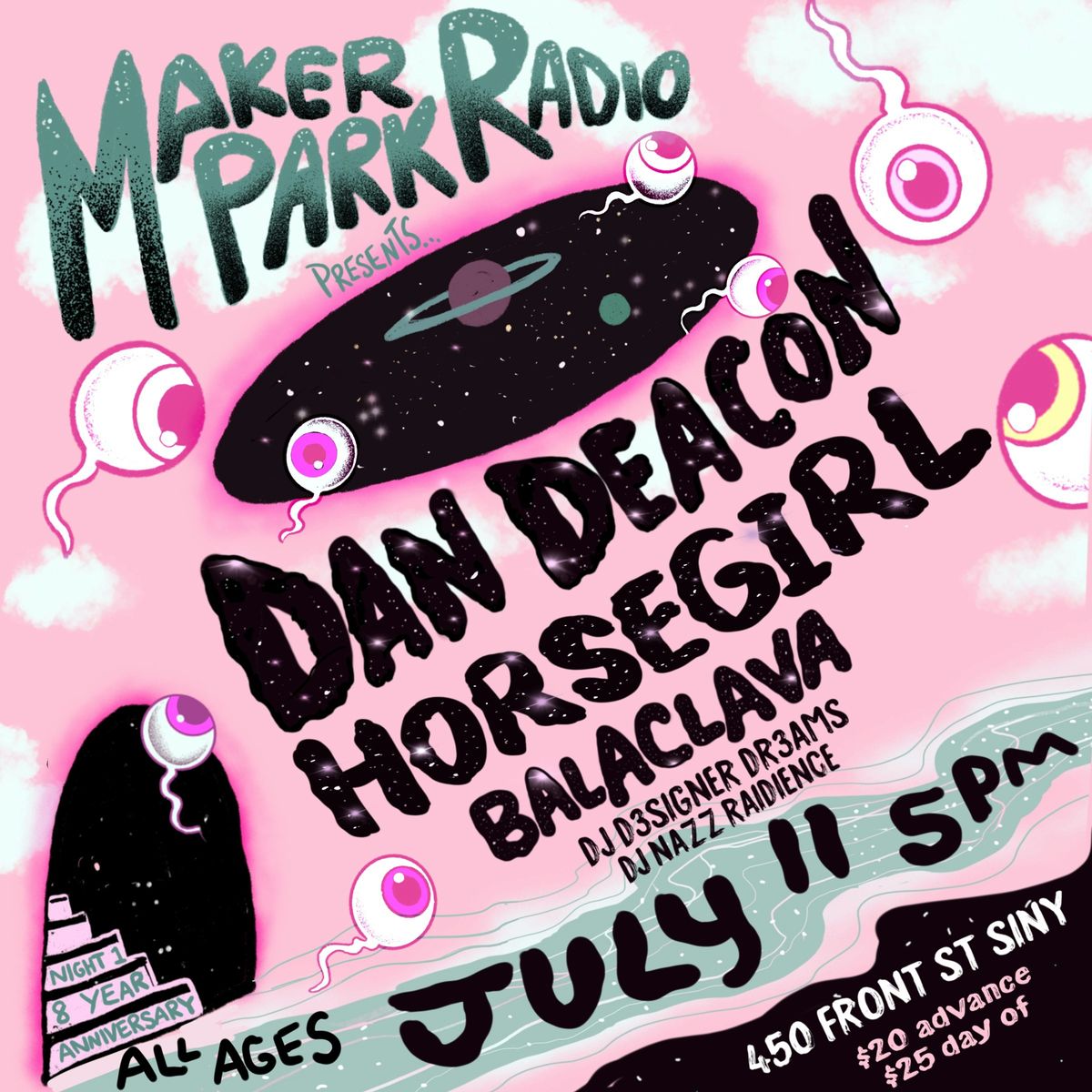 Maker Park Radio Presents: Dan Deacon, Horsegirl, and Balaclava