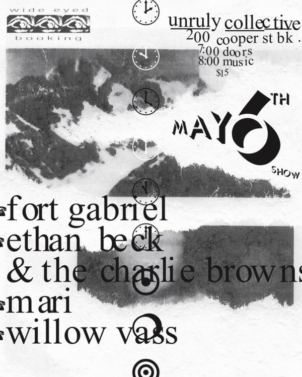 Fort Gabriel, Ethan Beck & the Charlie Browns, Mari, and Willow Vass