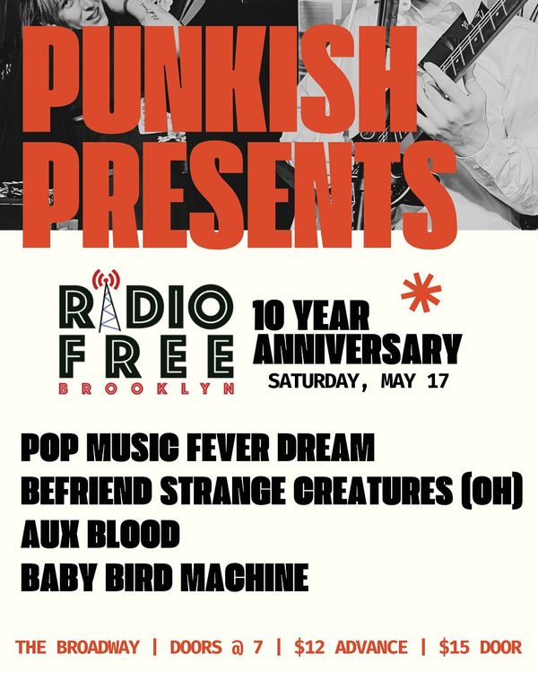 Pop Music Fever Dream, Befriend Strange Creatures, Aux Blood, and Baby Bird Machine