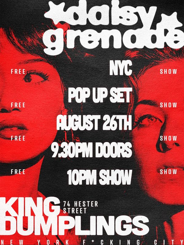 Daisy Grenade Pop Up Set @ King Dumplings