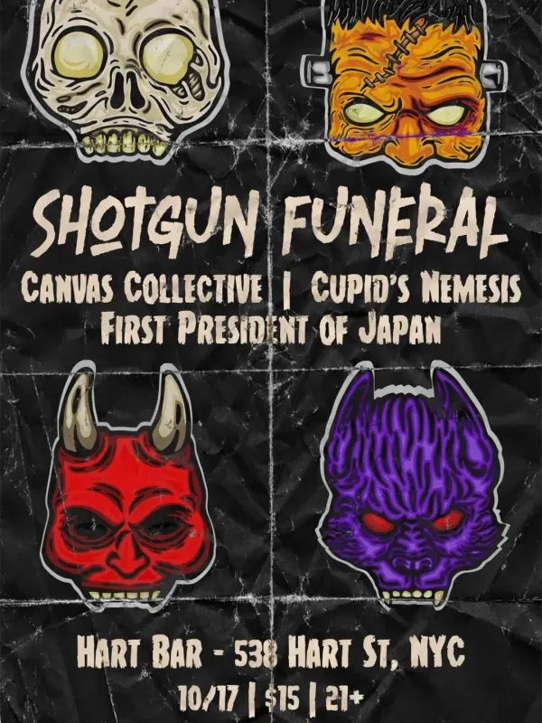 Canvas Collective, Cupid's Nemesis, and First President of Japan